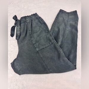 🩶Aerie 100% Lyocell Soft & Cozy Charcoal Gray Boho Pants Size Medium